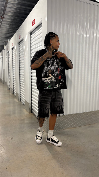 HIDDEN NEWS TEE - BLACK