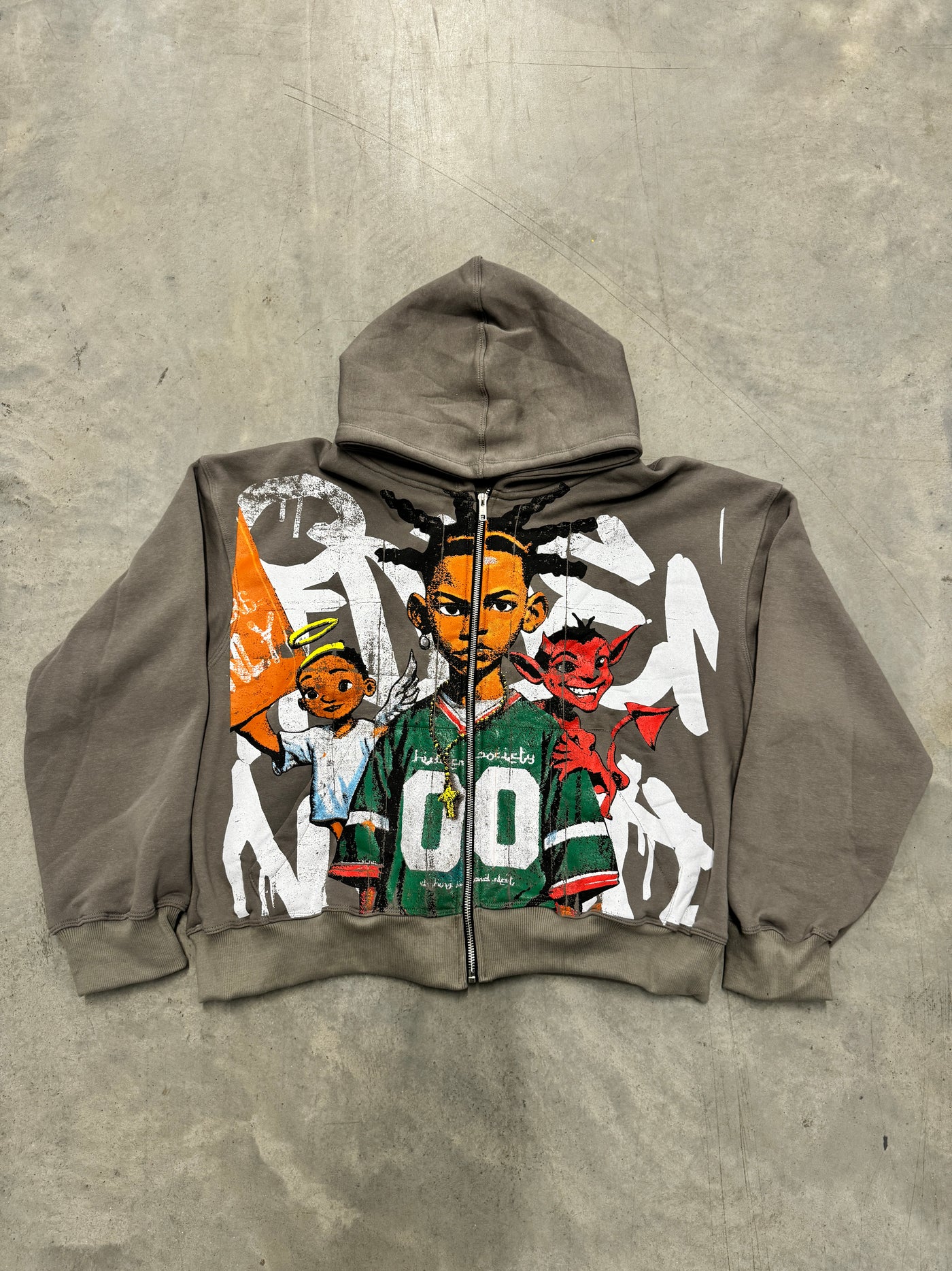 "Chaos" Hoodie - Gray