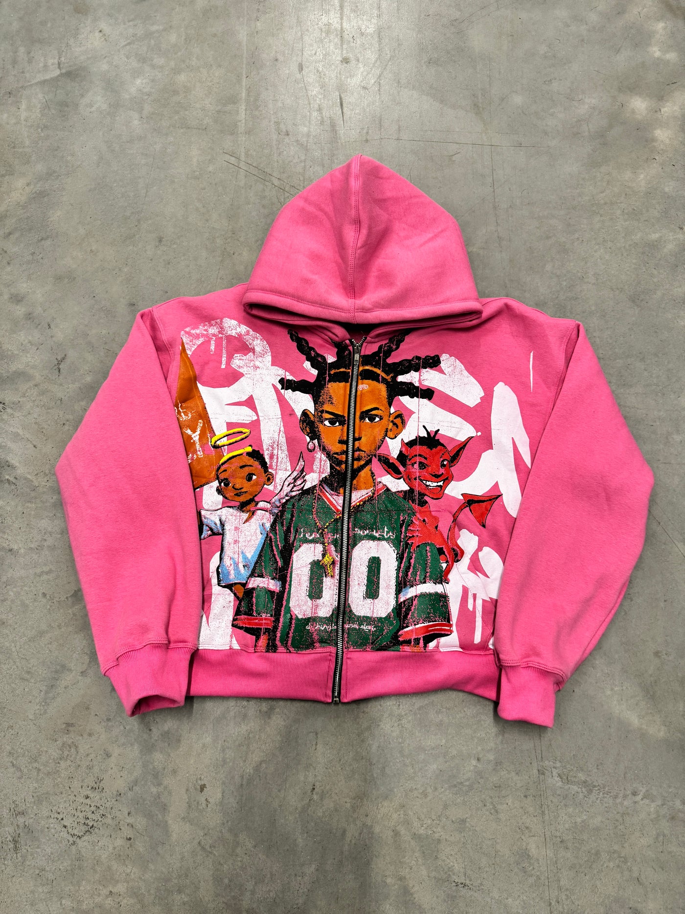 "Chaos" Hoodie - Pink